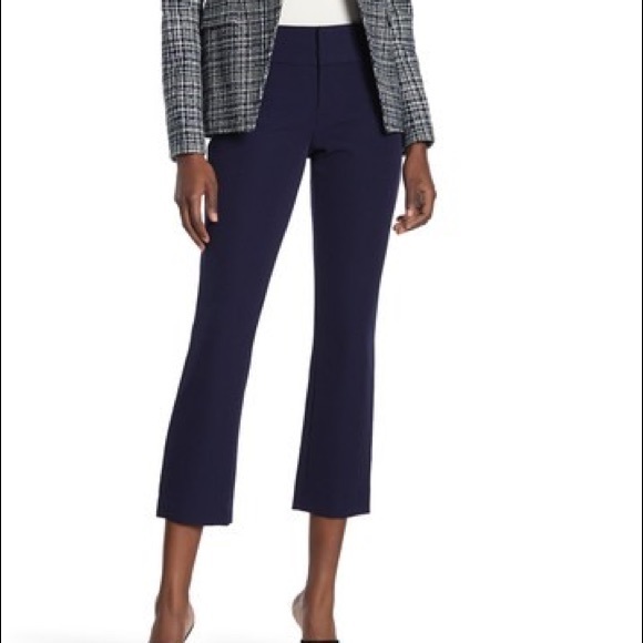 Alice + Olivia Stacey Slim Ankle Pants in Sapphire - Picture 1 of 3